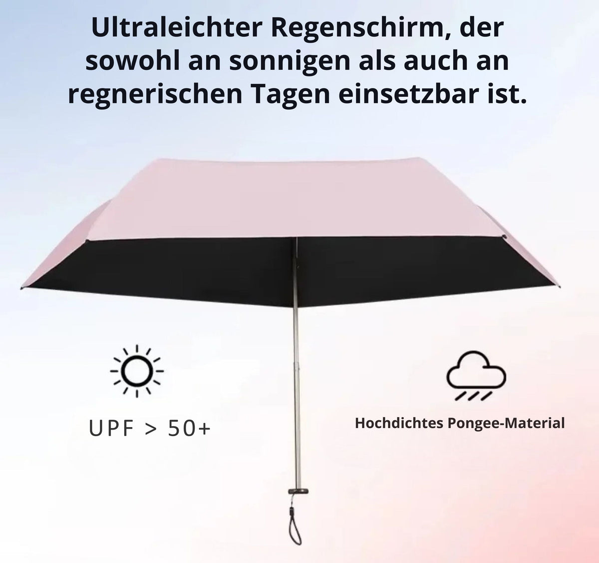 AirLite™ | Federleichter Reise-Regenschirm