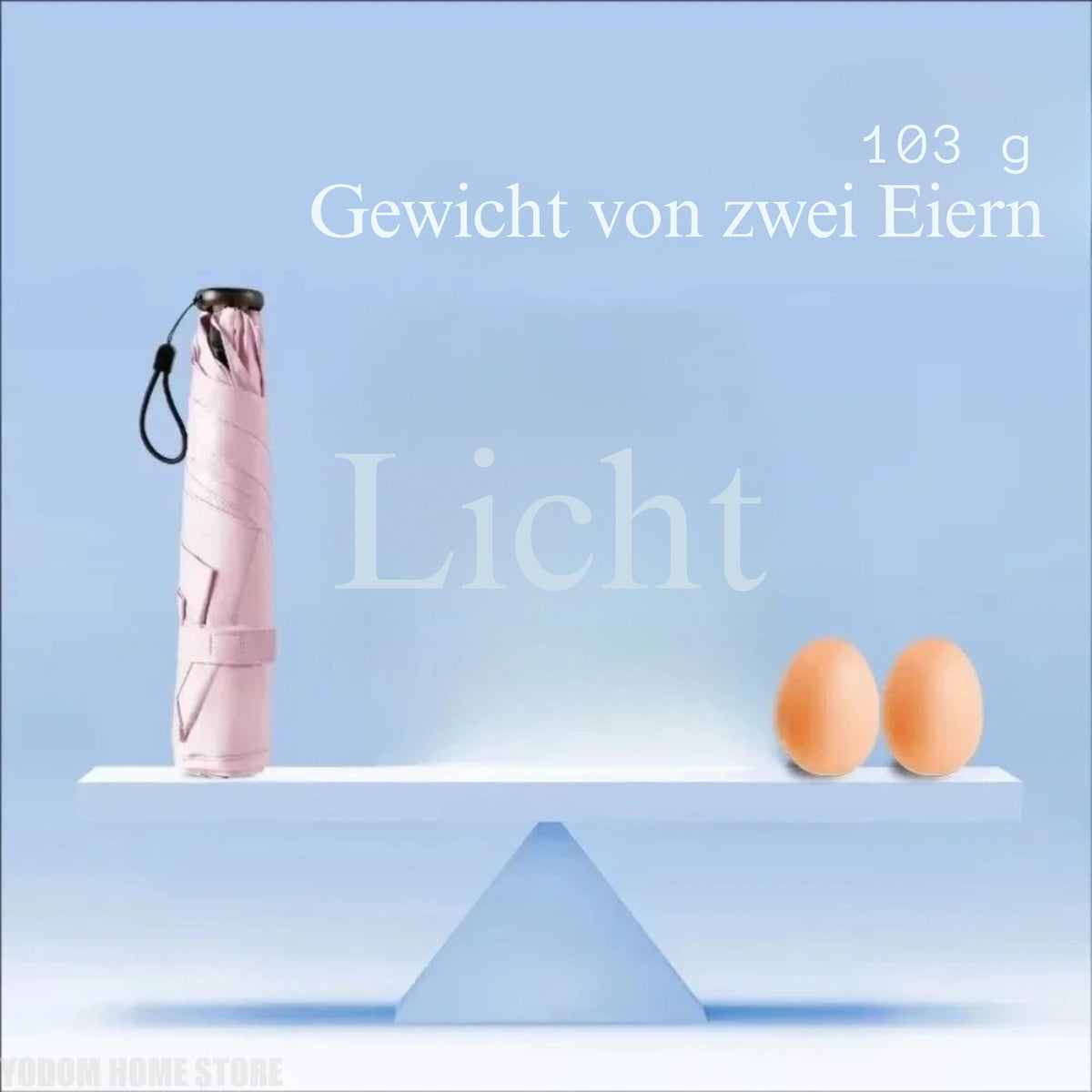 AirLite™ | Federleichter Reise-Regenschirm