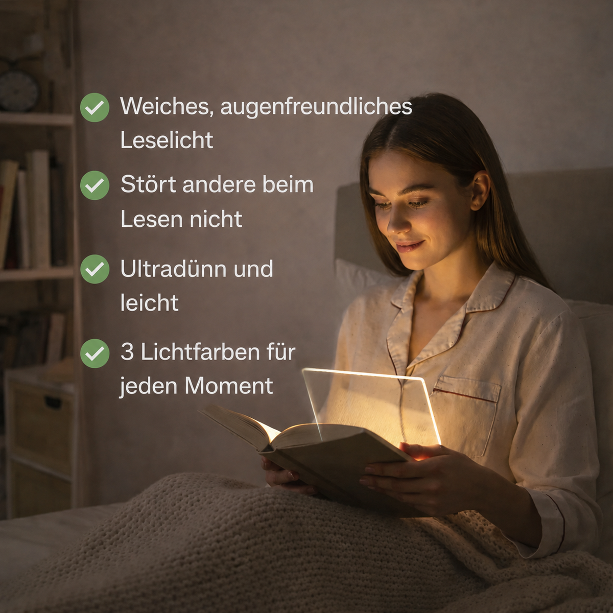 LightBook Pro™ | Komfortabel lesen, Jederzeit und überall.