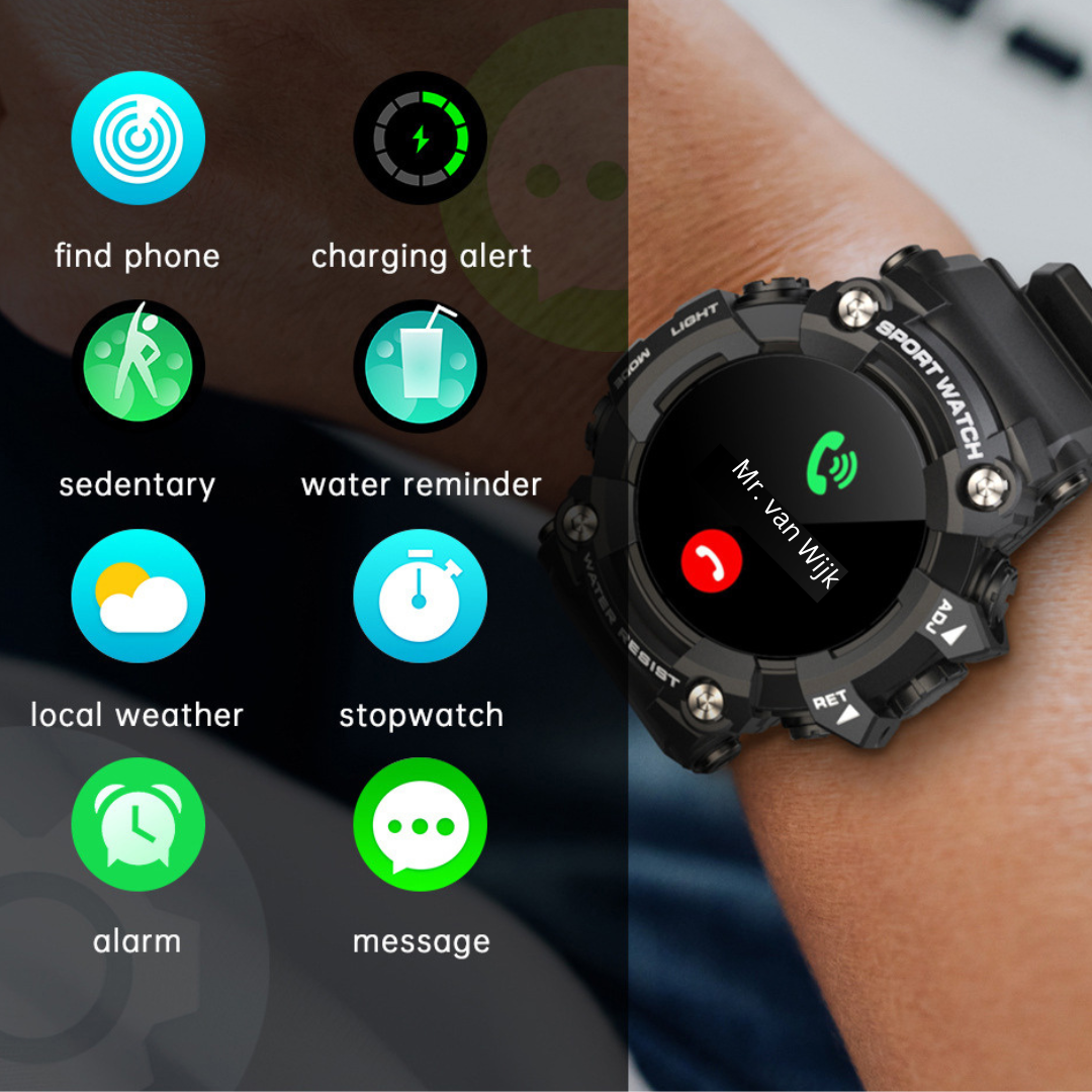 Alpha Smartwatch™ | Robuste Funktionalität in einer Smartwatch!