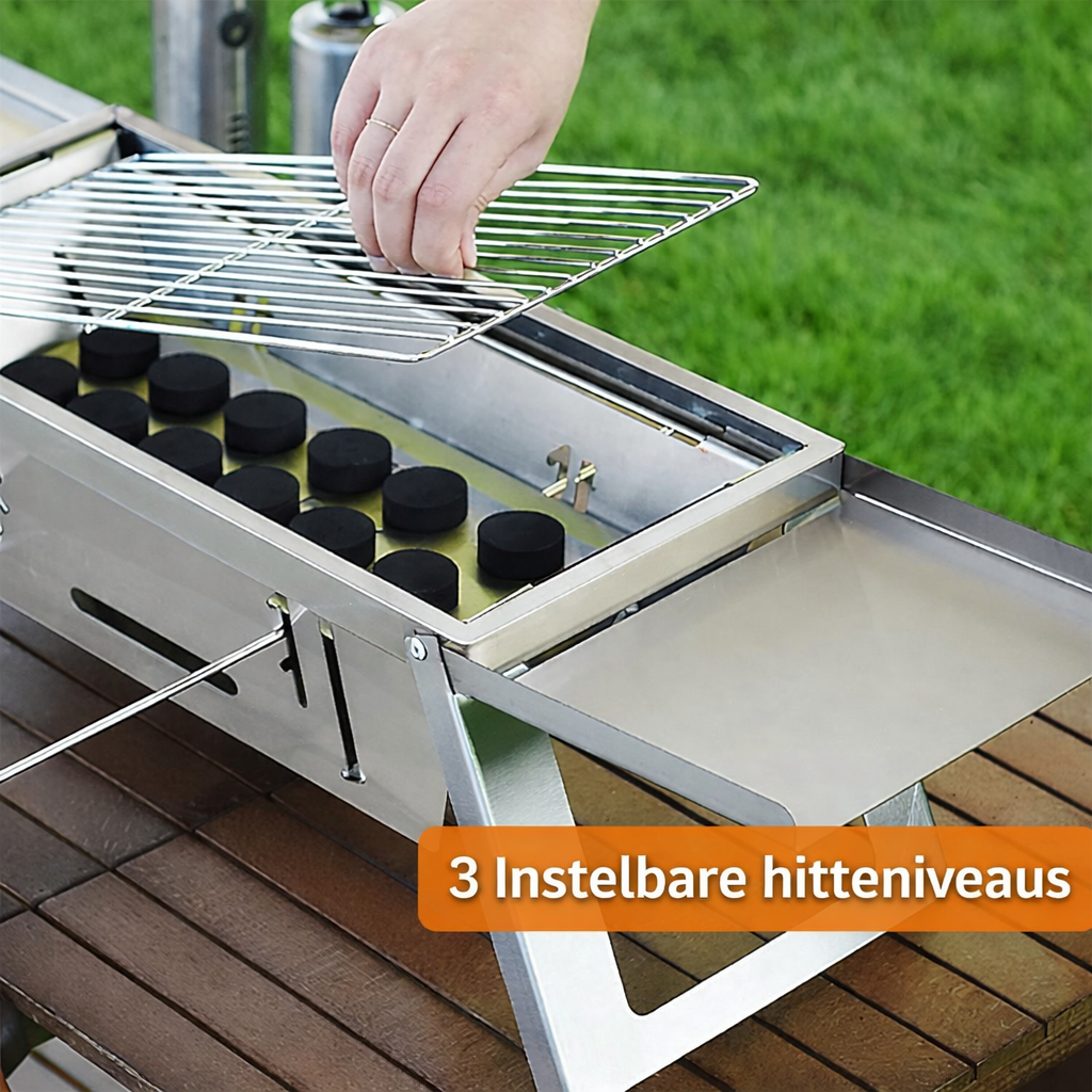 CompactGrill™ | Genieße müheloses Grillen bei jeder Outdoor-Aktivität.