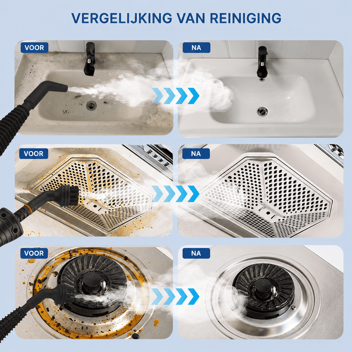 SteamPro™ | Genießen Sie leistungsstarke Dampfreinigung für jede Oberfläche im Haushalt