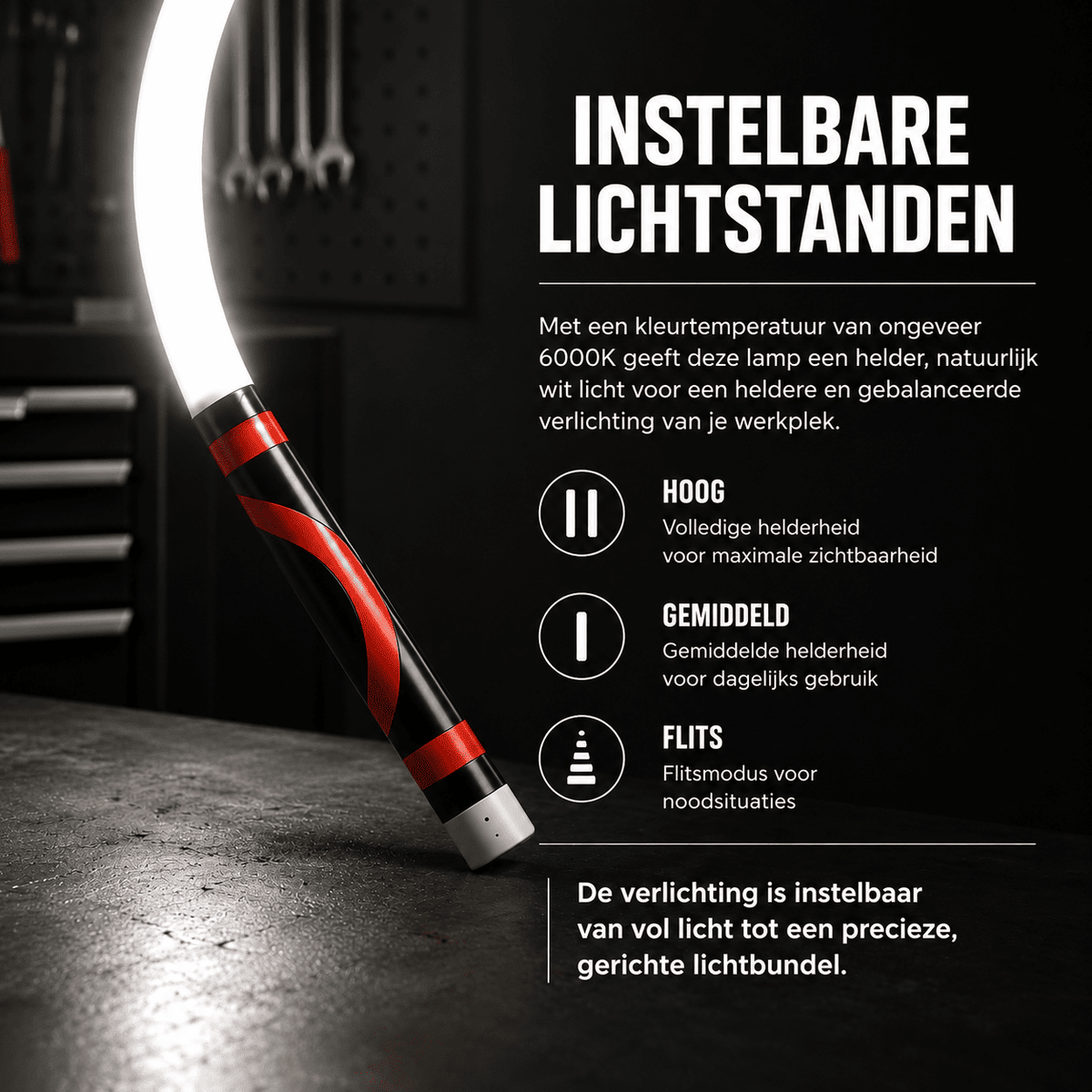 FlexBeam™ | Entworfen für Orte, an denen andere Lampen nicht hinkommen.
