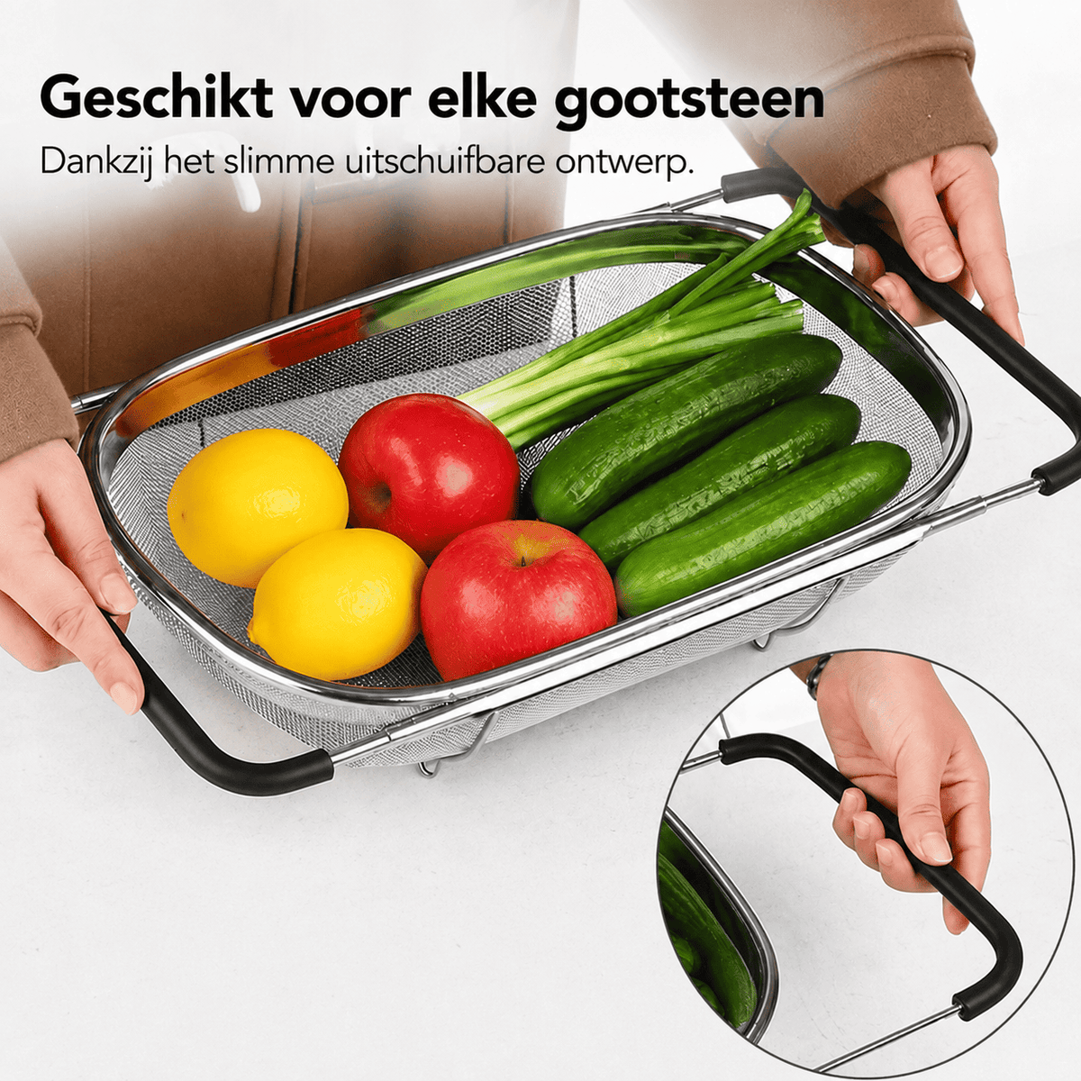FoodWash™ | Die intelligente Lösung zum Waschen und Abtropfen.