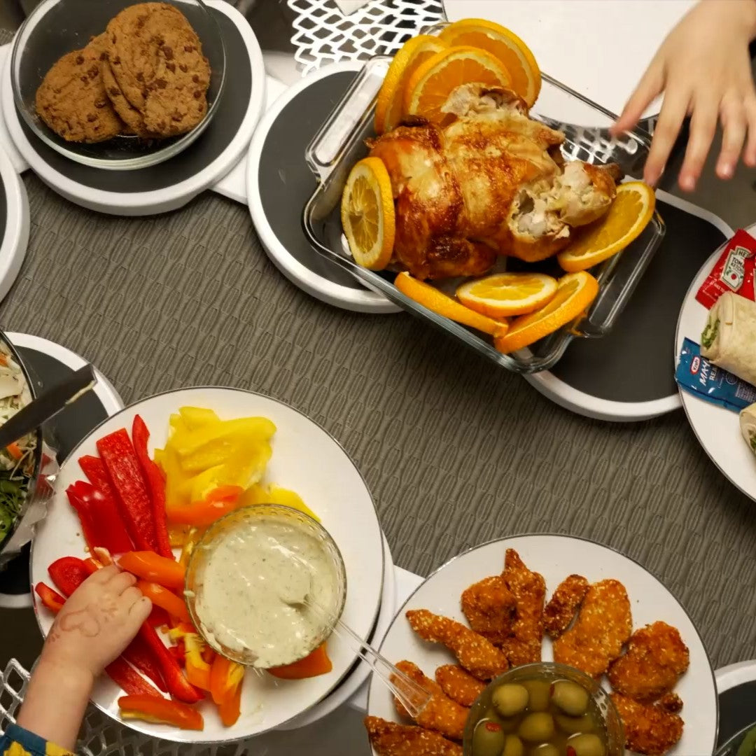 LazySusan™ | Die innovative Drehscheibe zum einfachen Servieren.
