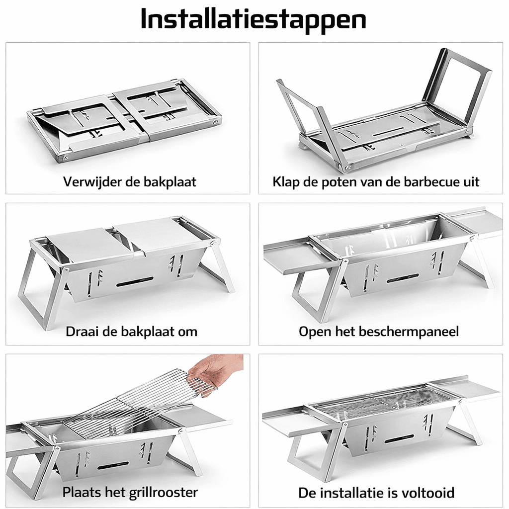 CompactGrill™ | Genieße müheloses Grillen bei jeder Outdoor-Aktivität.