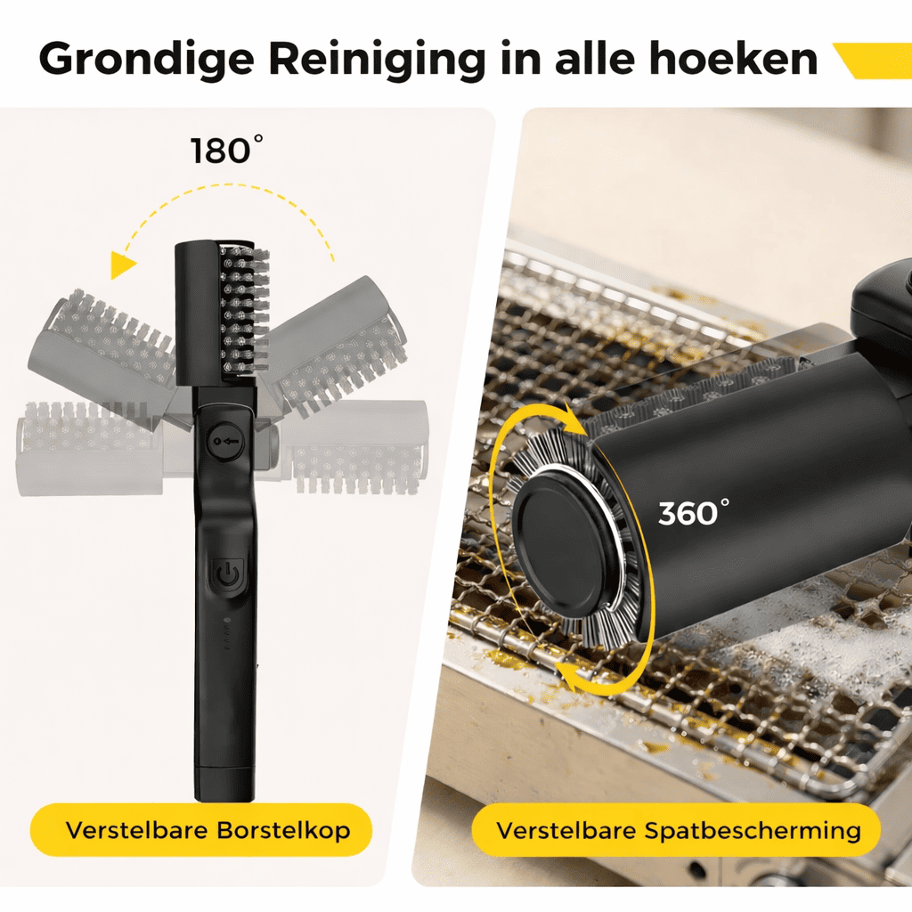 GrillBrush™ | Die schnelle Lösung für einen blitzblanken Grill
