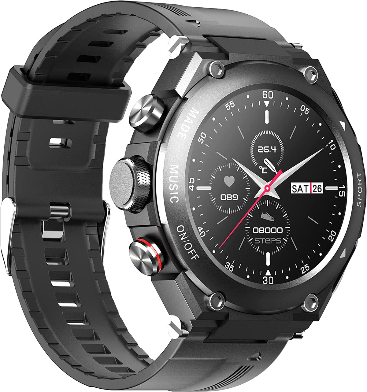 HealthGuard™ | Pro-Smartwatch inklusive Ohrhörer! (für Apple und Android)