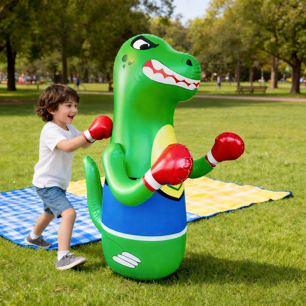 BoxDino™ | Die coolste Auslassklappe für aktive Kinder.