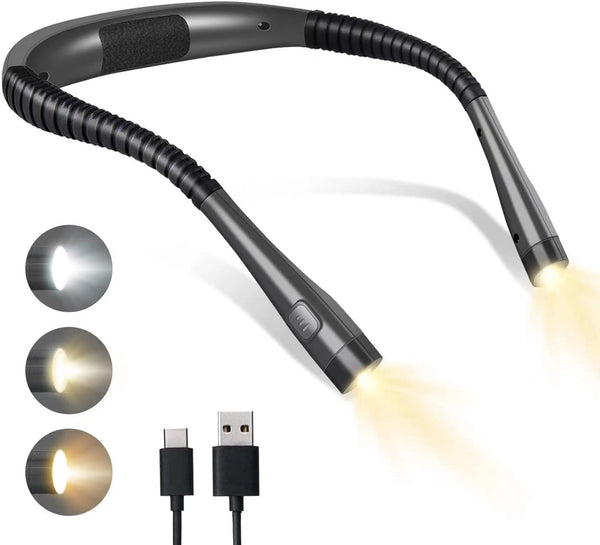 NeckLight™ | Lesen und Arbeiten bequem und freihändig machen