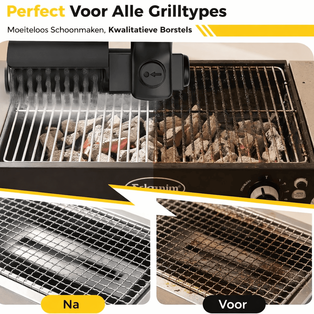 GrillBrush™ | Die schnelle Lösung für einen blitzblanken Grill