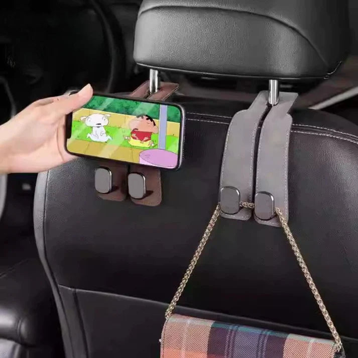 DUOHOOK® | Doppelter Autositzhaken – Der ultimative Auto-Organizer