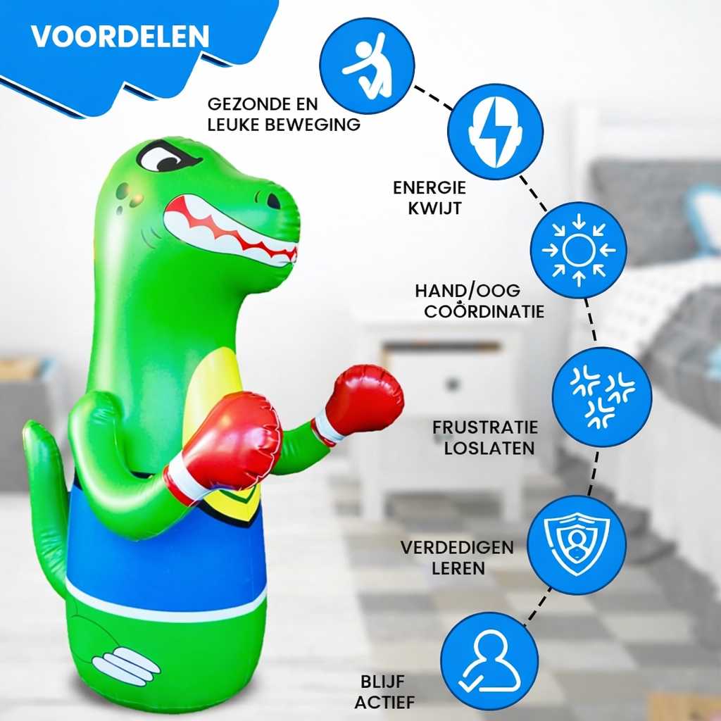 BoxDino™ | Die coolste Auslassklappe für aktive Kinder.