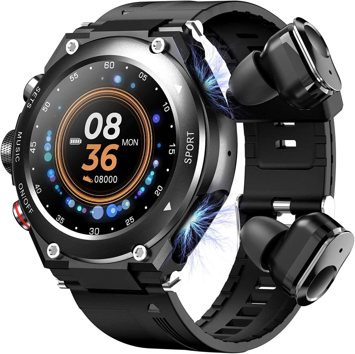 HealthGuard™ | Pro-Smartwatch inklusive Ohrhörer! (für Apple und Android)