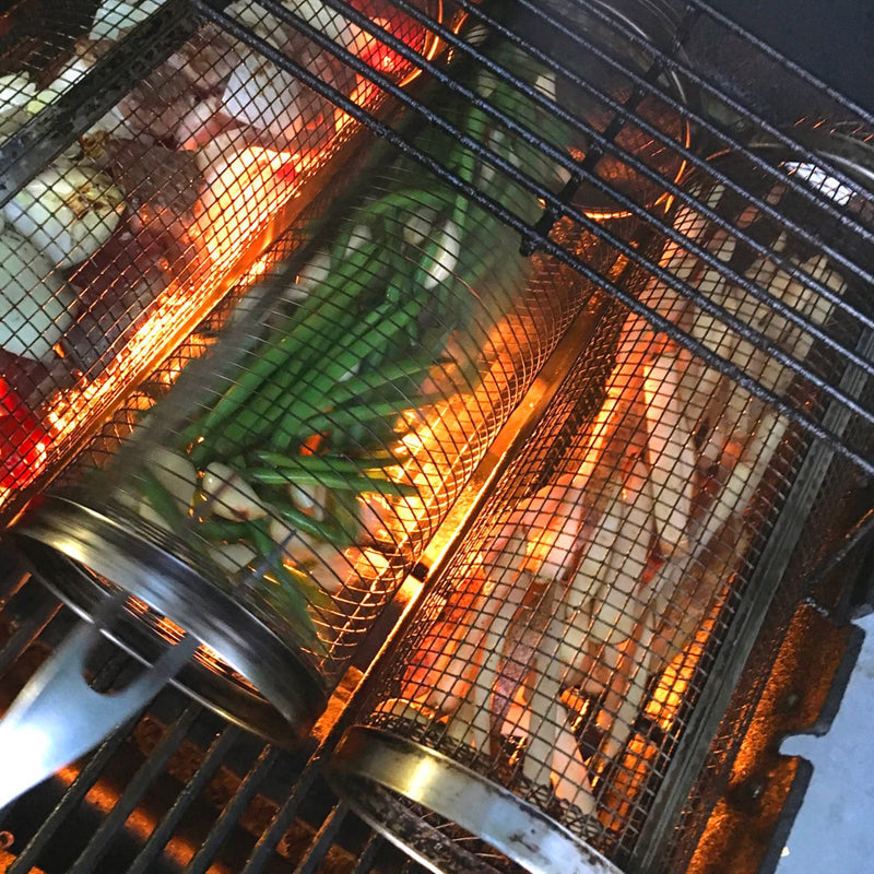 BBQfriend™ | Grillkorb (2er Pack) Nie wieder Probleme beim Grillen!