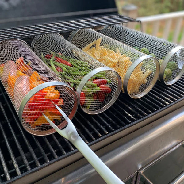BBQfriend™ | Grillkorb (2er Pack) Nie wieder Probleme beim Grillen!