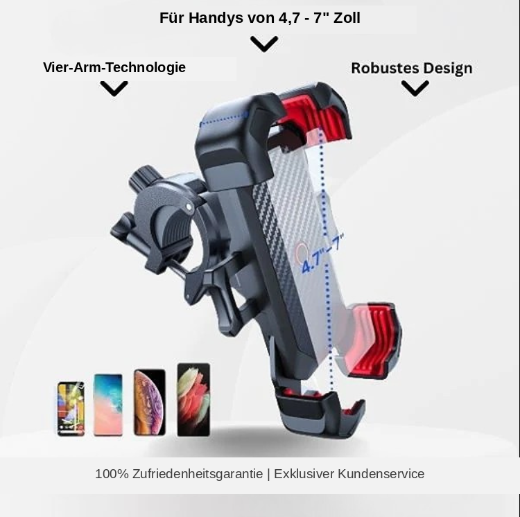 RideMount™ – 360° stoßfeste Handyhalterung